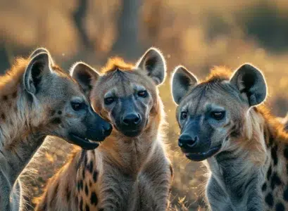 comportement social hyènes